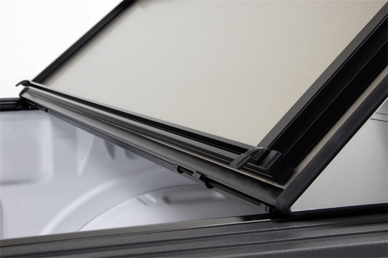 Access LOMAX Pro Series Tri-Fold Cover 07-19 Toyota Tundra 5ft6in Bed (Deck Rail) - Blk Diamond Mist AJ-USA, Inc