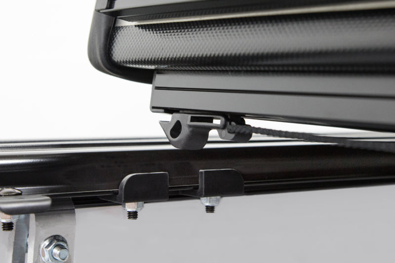 Access LOMAX Pro Series Tri-Fold Cover 07-19 Toyota Tundra 5ft6in Bed (Deck Rail) - Blk Diamond Mist AJ-USA, Inc