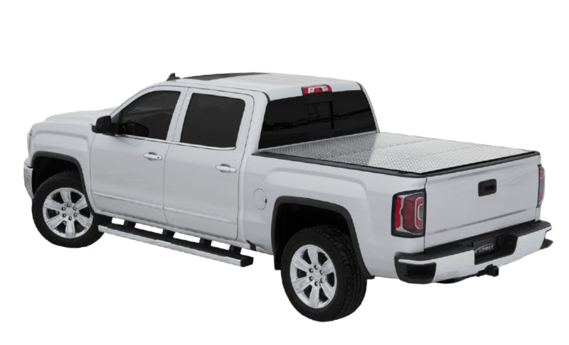 Access LOMAX Pro Series Tri-Fold Cover 2020 Jeep Gladiator 5ft Box (w/Trail Rail) - Blk Diamond Mist AJ-USA, Inc