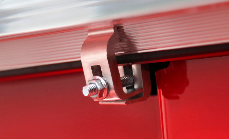 Access Tonnosport 08-09 Titan King Cab 8ft 2in Bed (Clamps On w/ or w/o Utili-Track) Roll-Up Cover AJ-USA, Inc