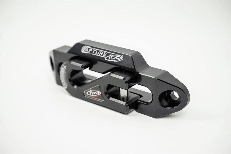 Addictive Desert Designs 1-5/16in Winch Fairlead Plate w/ Recessed Round End Hook - Black AJ-USA, Inc