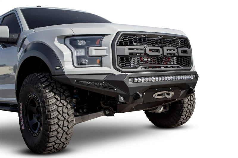 Addictive Desert Designs 17-18 Ford F-150 Raptor Stealth Fighter Front Bumper w/ Winch Mount AJ-USA, Inc