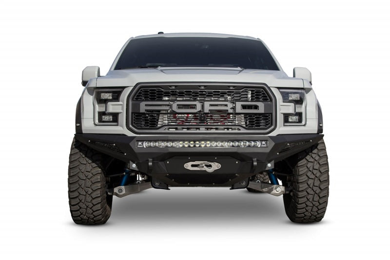 Addictive Desert Designs 17-18 Ford F-150 Raptor Stealth Fighter Front Bumper w/ Winch Mount AJ-USA, Inc