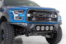 Load image into Gallery viewer, Addictive Desert Designs 17-20 Ford F-150 Raptor Bomber Front Bumper w/ 4 Rigid 360 6in Round Mounts AJ-USA, Inc