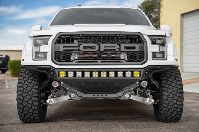 Addictive Desert Designs 17-20 Ford F-150 Raptor Rock Fighter Frame Cut Front Bumper AJ-USA, Inc