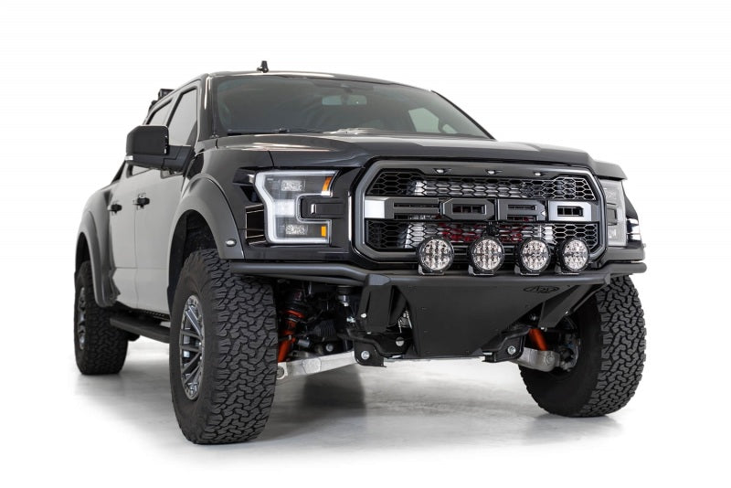 Addictive Desert Designs 17-20 Ford Raptor Pro Add-On Light Hoop - Hammer Black AJ-USA, Inc