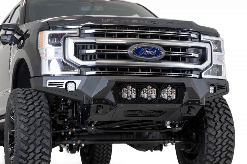Addictive Desert Designs 17-20 Ford Super Duty Bomber Front Bumper w/ Mounts For 3 Baja Designs LP6s AJ-USA, Inc