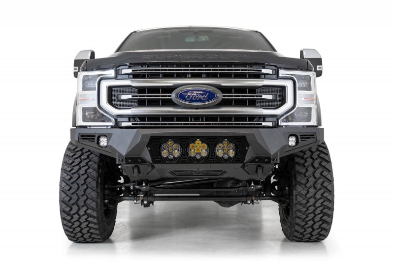 Addictive Desert Designs 17-20 Ford Super Duty Bomber Front Bumper w/ Mounts For 3 Baja Designs LP6s AJ-USA, Inc