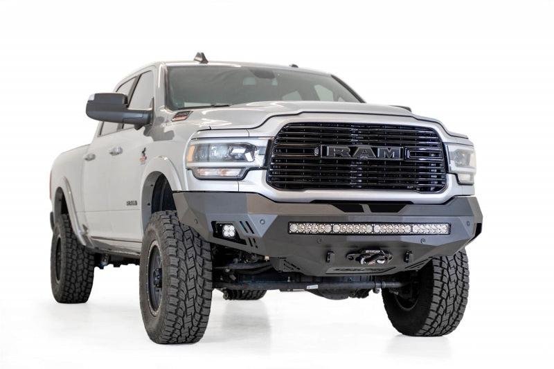 Addictive Desert Designs 19-20 RAM 2500/3500 Hammer Black Stealth Fighter Front Bumper AJ-USA, Inc