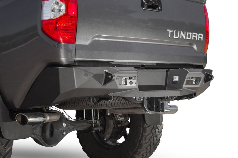 Addictive Desert Designs 2014+ Toyota Tundra Stealth Fighter Rear Bumper w/ Backup Sensor Cutouts AJ-USA, Inc