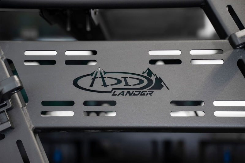 Addictive Desert Designs 2015+ Ford F-150 Overlander Chase Rack w/ 3rd Brake Light - Hammer Black AJ-USA, Inc