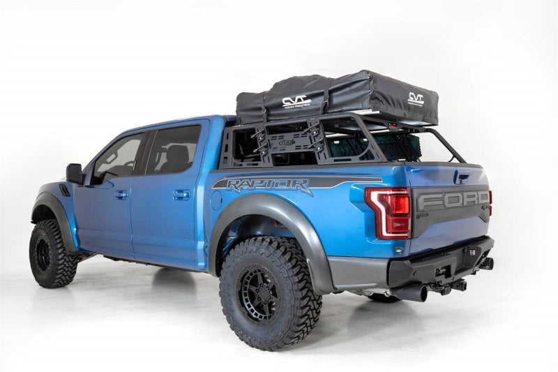 Addictive Desert Designs 2015+ Ford F-150 Overlander Chase Rack w/ 3rd Brake Light - Hammer Black AJ-USA, Inc