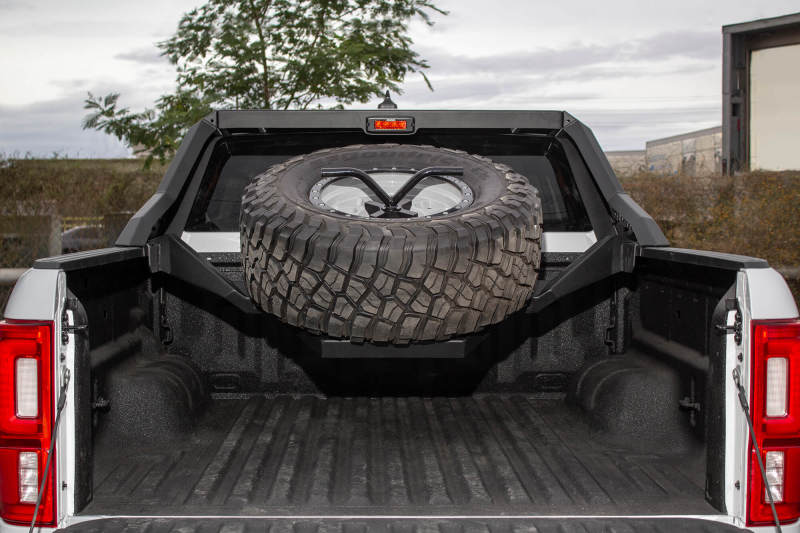 Addictive Desert Designs 2019 Ford Ranger HoneyBadger Chase Rack Tire Carrier (Req C995531410103) AJ-USA, Inc