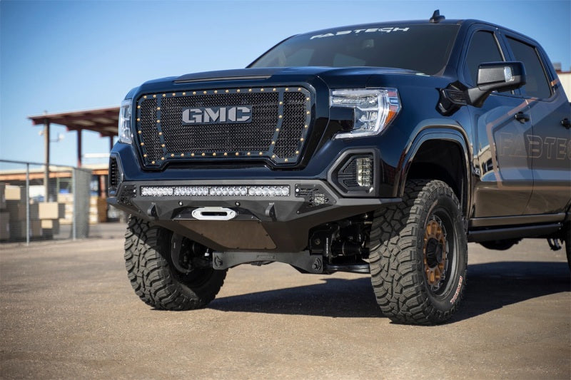 Addictive Desert Designs 2019 GMC Sierra 1500 SF Front Bumper w/ Winch Mount&Sensor Cutout AJ-USA, Inc