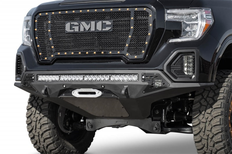 Addictive Desert Designs 2019 GMC Sierra 1500 SF Front Bumper w/ Winch Mount&Sensor Cutout AJ-USA, Inc
