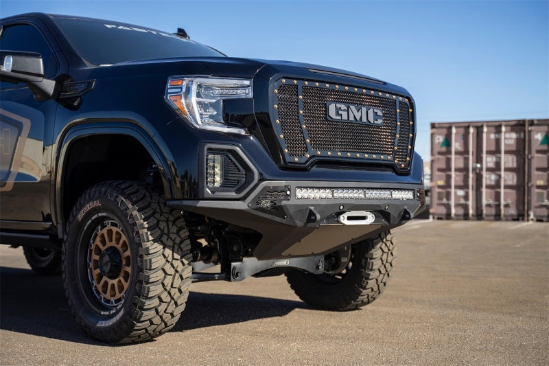 Addictive Desert Designs 2019 GMC Sierra 1500 SF Front Bumper w/ Winch Mount&Sensor Cutout AJ-USA, Inc