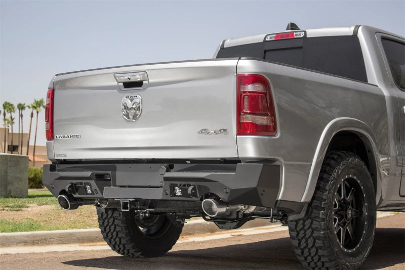 Addictive Desert Designs 2019 Ram 1500 Hammer Stealth Fighter Rear Bumper w/ 6 Sensor Cutouts AJ-USA, Inc