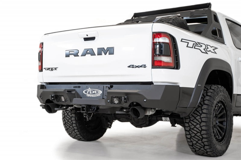 Addictive Desert Designs 2021 Dodge RAM 1500 TRX Stealth Fighter Rear Bumper - Hammer Black AJ-USA, Inc