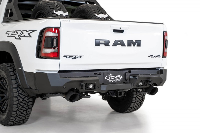 Addictive Desert Designs 2021 Dodge RAM 1500 TRX Stealth Fighter Rear Bumper - Hammer Black AJ-USA, Inc