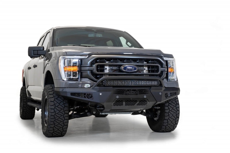 Addictive Desert Designs 2021 Ford F-150 HoneyBadger Front Bumper w/o Top Hoop AJ-USA, Inc