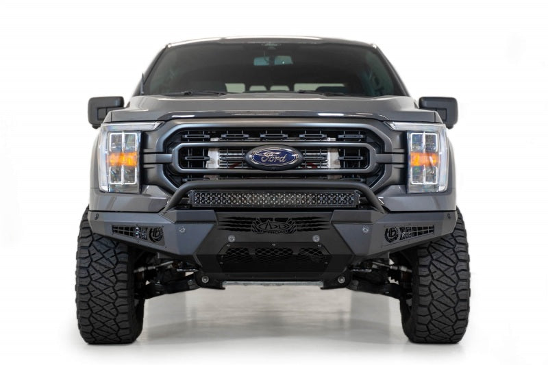Addictive Desert Designs 2021 Ford F-150 HoneyBadger Front Bumper w/o Top Hoop AJ-USA, Inc