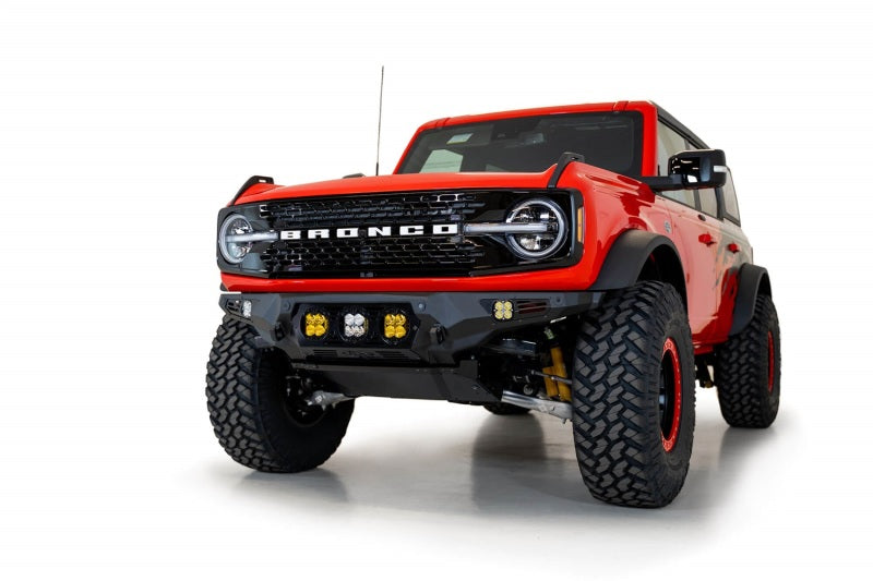 Addictive Desert Designs 21-22 Ford Bronco Bomber Front Bumper (w/ 3 Baja Designs LP4 Mounts) AJ-USA, Inc