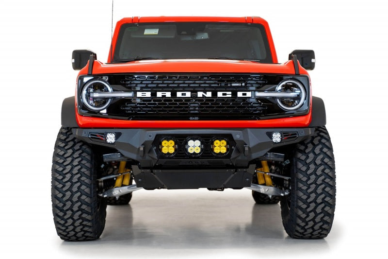 Addictive Desert Designs 21-22 Ford Bronco Bomber Front Bumper (w/ 3 Baja Designs LP4 Mounts) AJ-USA, Inc