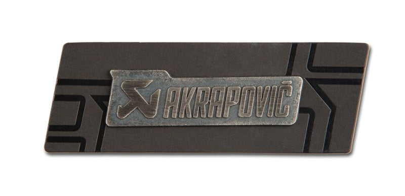 Akrapovic Silver sign badge AJ-USA, Inc
