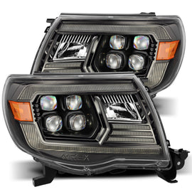 AlphaRex 05-11 Toyota Tacoma NOVA LED Projector Headlights Plank Style Black w/Activation Light/DRL AJ-USA, Inc