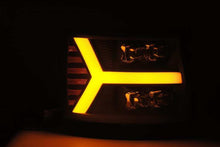 Load image into Gallery viewer, AlphaRex 07-13 Chevy 1500HD NOVA LED Proj Headlights Plank Style Gloss Blk w/Activ Light/Seq Signal AJ-USA, Inc
