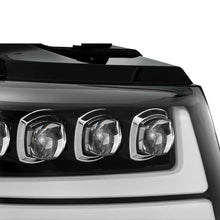 Load image into Gallery viewer, AlphaRex 07-13 Chevy Avalanche NOVA LED Proj Headlights Plank Style Gloss Black w/Activ Light/DRL AJ-USA, Inc