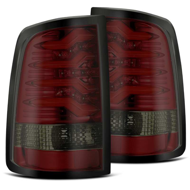 AlphaRex 09-18 Dodge Ram 1500 PRO-Series LED Tail Lights Red Smoke AJ-USA, Inc