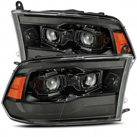 AlphaRex 09-18 Dodge Ram 1500 PRO-Series Projector Headlights Plank Style Alpha Blk w/Seq Signal/DRL AJ-USA, Inc