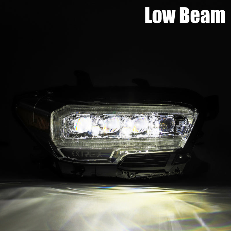 AlphaRex 16-20 Toyota Tacoma NOVA LED Projector Headlights Plank Style Black w/Activation Light AJ-USA, Inc