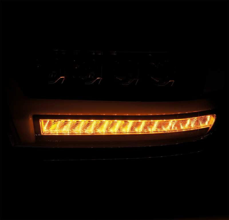 AlphaRex 19-20 Ram 1500HD NOVA LED Proj Headlights Plank Style Gloss Blk w/Activ Lght/Seq Signal/DRL AJ-USA, Inc