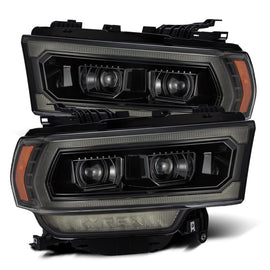 AlphaRex 19-21 Ram 2500 LUXX LED Proj Headlights Plank Style Alpha Blk w/Activ Light/Seq Signal/DRL AJ-USA, Inc