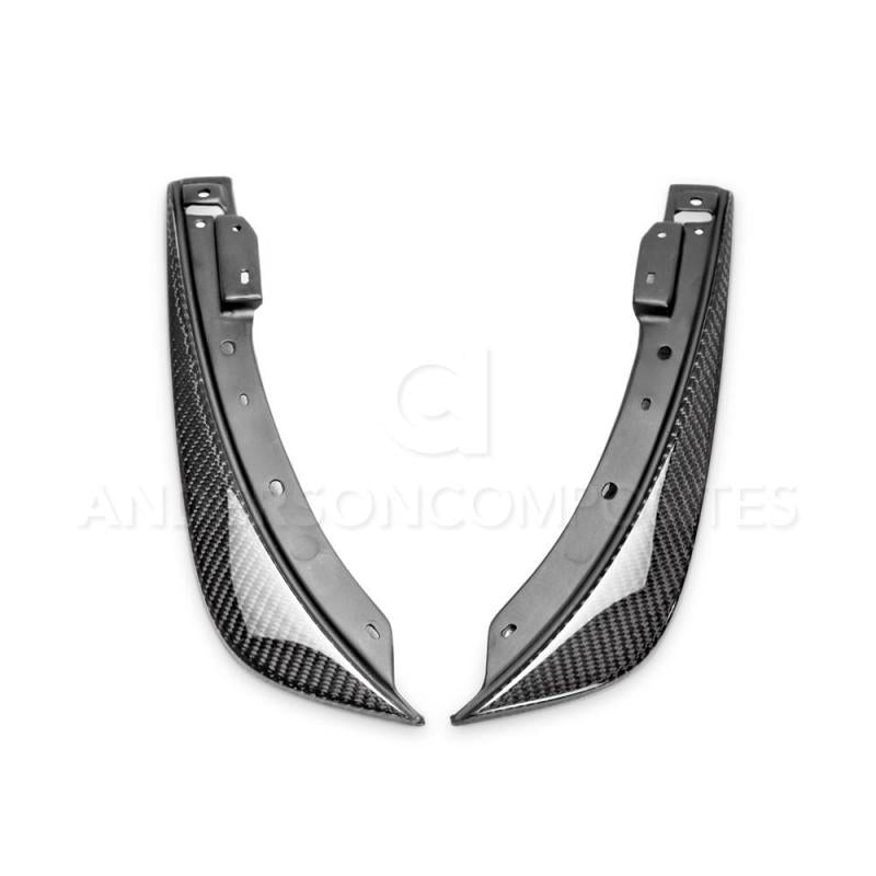 Anderson Composites 09-14 Dodge Challenger Front Bumper Canards AJ-USA, Inc