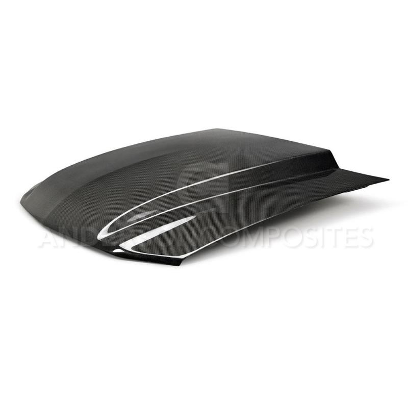 Anderson Composites 10-12 Ford Mustang Type-CJ 3in Carbon Fiber Cowl Hood AJ-USA, Inc