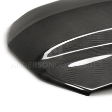 Load image into Gallery viewer, Anderson Composites 10-12 Ford Mustang Type-CJ 3in Carbon Fiber Cowl Hood AJ-USA, Inc