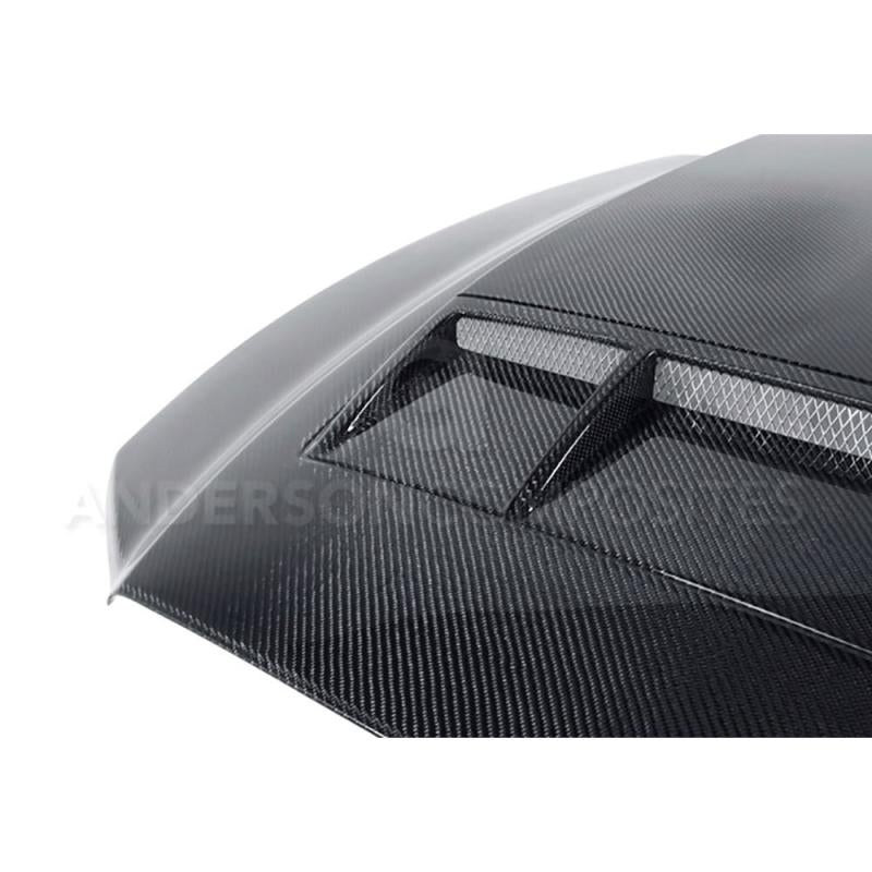 Anderson Composites 10-14 Ford Mustang/Shelby GT500 and 2013-2014 GT/V6 Ram Air Type-CR Hood AJ-USA, Inc