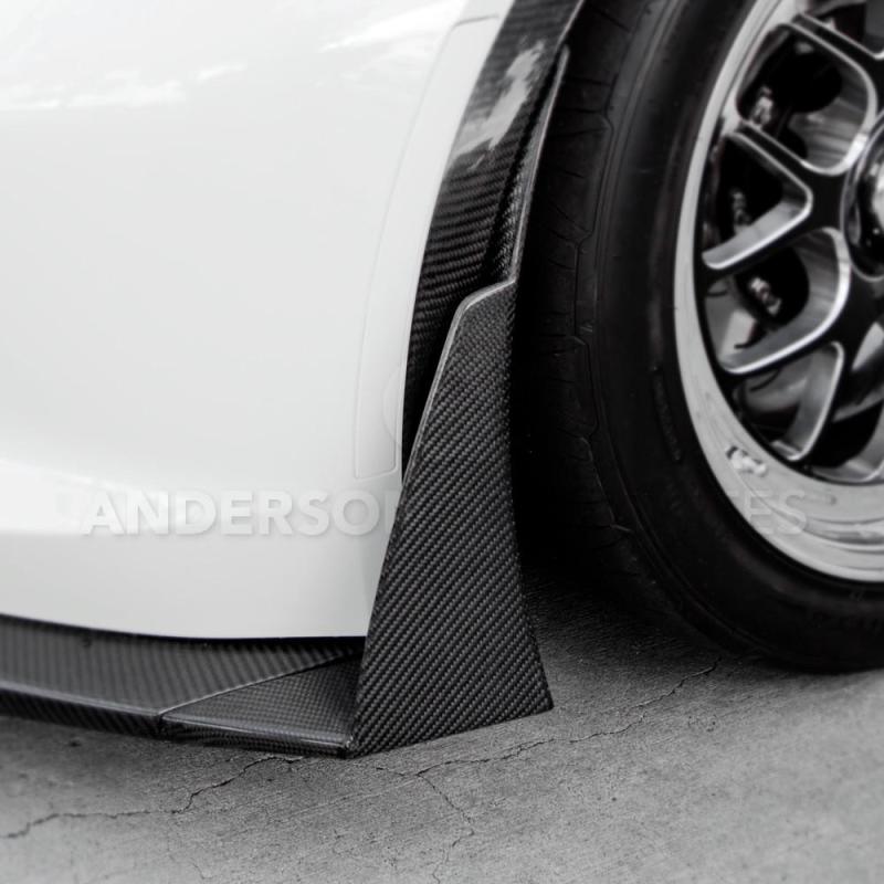 Anderson Composites 14+ Chevrolet Corvette C7 Z06 Front Bumper Canards AJ-USA, Inc