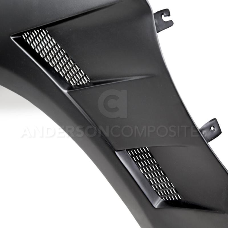Anderson Composites 15-16 Ford Mustang Type-AT Fiberglass Fenders (0.4in Wider) AJ-USA, Inc