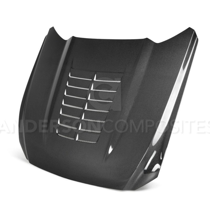 Anderson Composites 15-17 Ford Mustang (Excl. GT350/GT350R) Double Sided Type-GT5 Carbon Fiber Hood AJ-USA, Inc