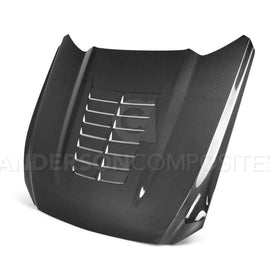 Anderson Composites 15-17 Ford Mustang (Excl. GT350/GT350R) Double Sided Type-GT5 Carbon Fiber Hood AJ-USA, Inc