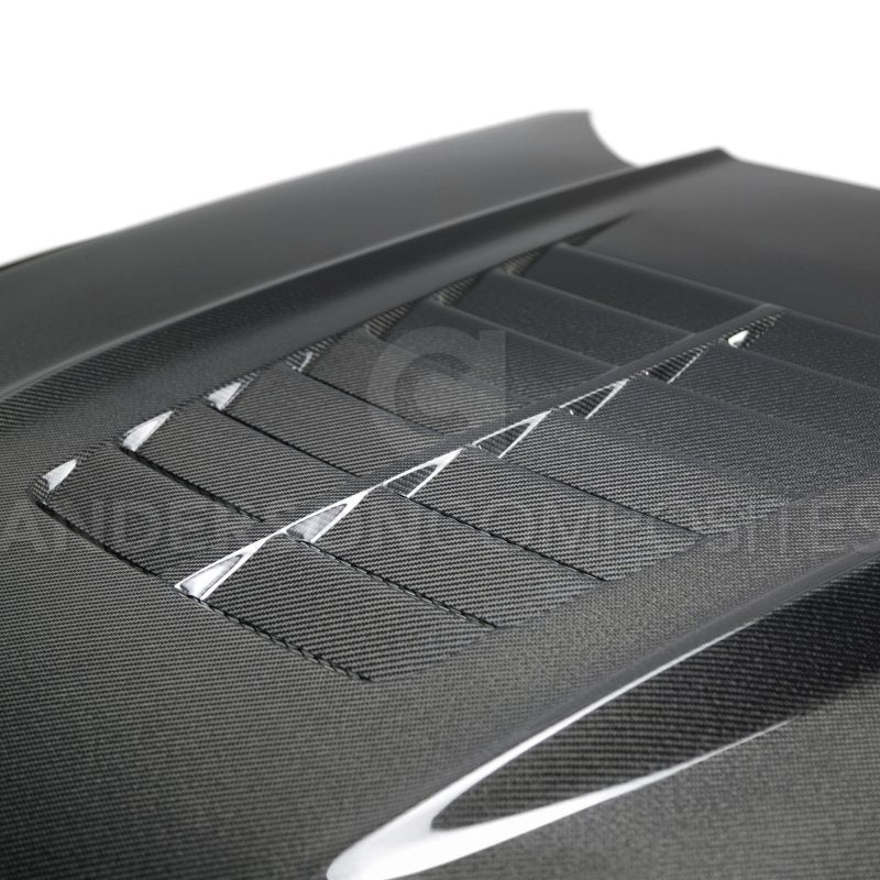Anderson Composites 15-17 Ford Mustang (Excl. GT350/GT350R) Double Sided Type-GT5 Carbon Fiber Hood AJ-USA, Inc