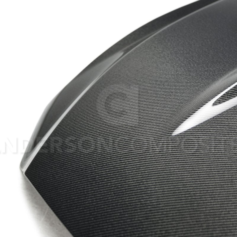 Anderson Composites 15-17 Ford Mustang (Excl. GT350/GT350R) Double Sided Type-GT5 Carbon Fiber Hood AJ-USA, Inc