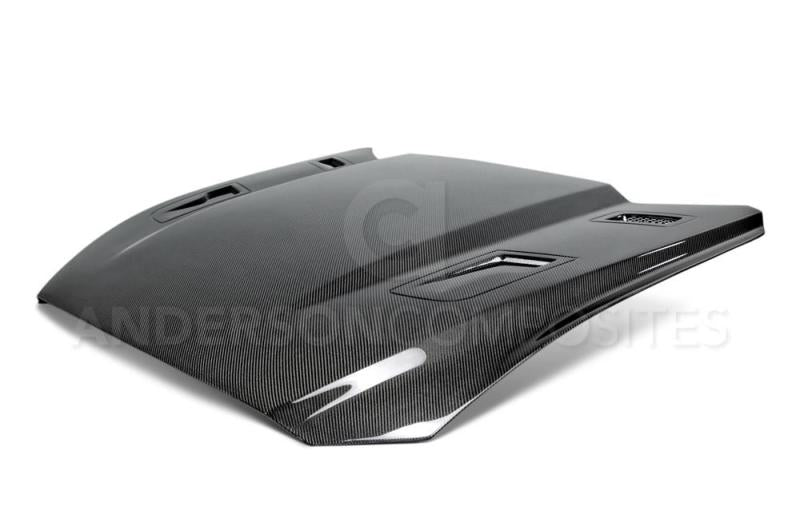 Anderson Composites 15-17 Ford Mustang (Excl. GT350/GT350R) Type-G Double Sided Hood AJ-USA, Inc