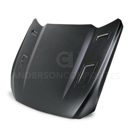 Anderson Composites 15-17 Ford Mustang (Excl. GT350/GT350R) Type-GTH Style Hood Fiberglass AJ-USA, Inc