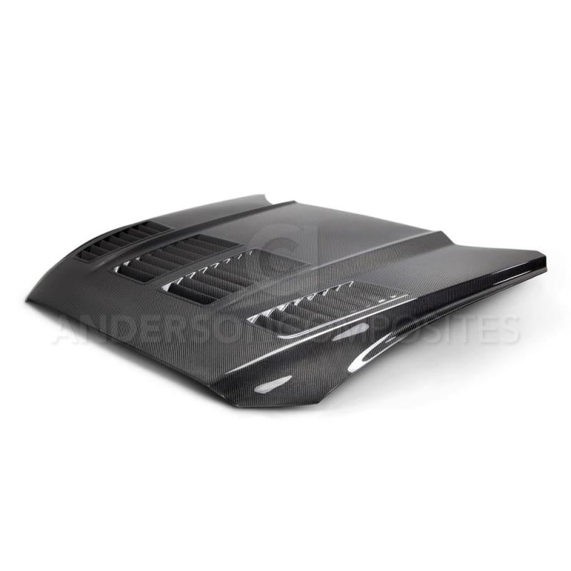 Anderson Composites 15-17 Ford Mustang (Excl. GT350/GT350R) Type-TW Double Sided Hood AJ-USA, Inc