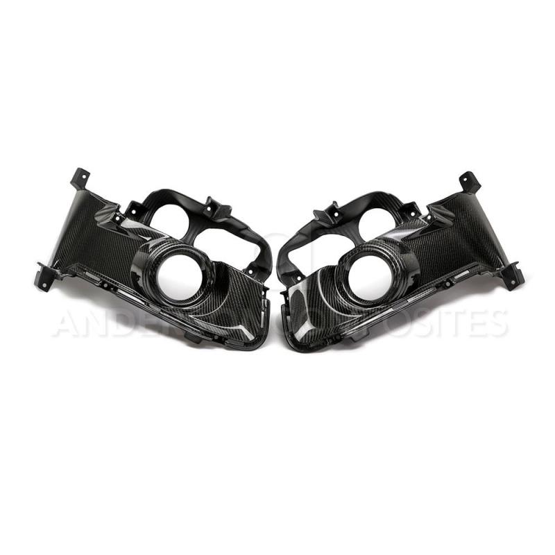 Anderson Composites 15-17 Ford Mustang Fog Light Surrounds AJ-USA, Inc